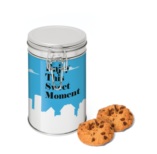 Flip Top Tin - Silver - Maryland Cookies