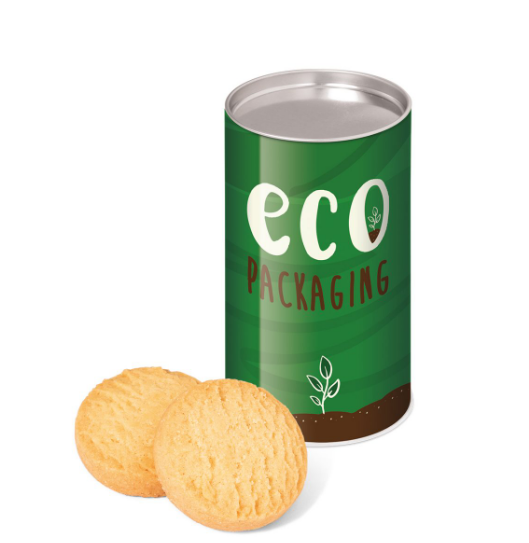 Eco Range - Small snack tube - Mini Shortbread Biscuits