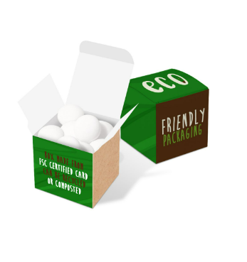 Eco Range - Eco Mini Cube Box - Mint Imperials