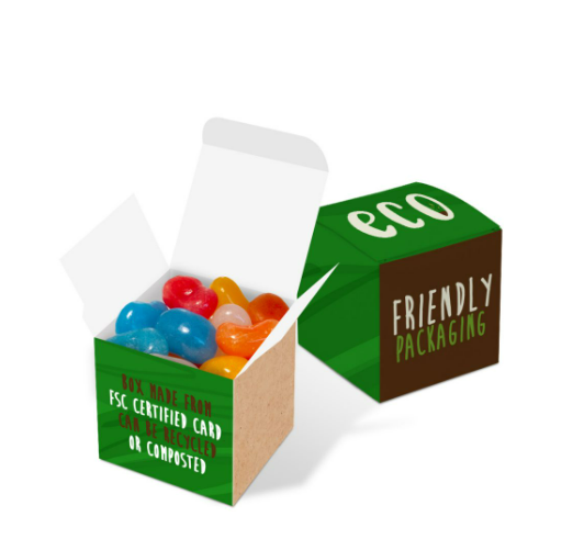 Eco Range - Eco Mini Cube Box - Jolly Beans