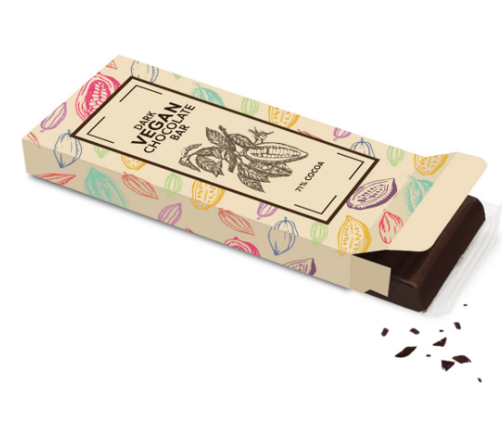 Eco Range - Eco 12 Baton Bar Box - Vegan Dark Chocolate - 71% Cocoa