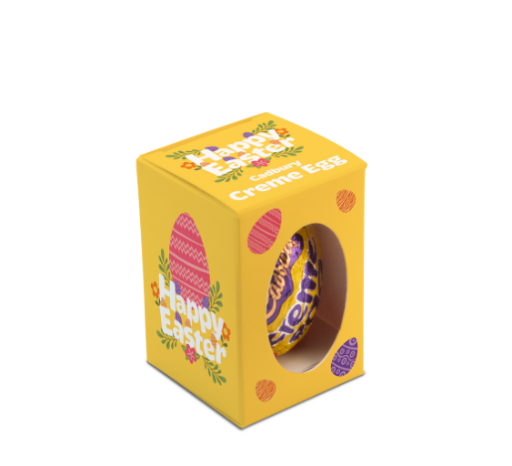 Easter - Eco Mini Egg Box - Creme Egg