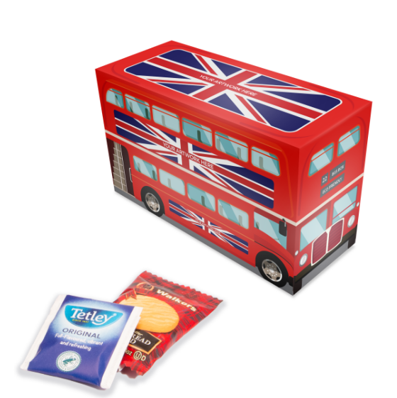 Eco Range - Eco Bus Box - Tea & Biscuits