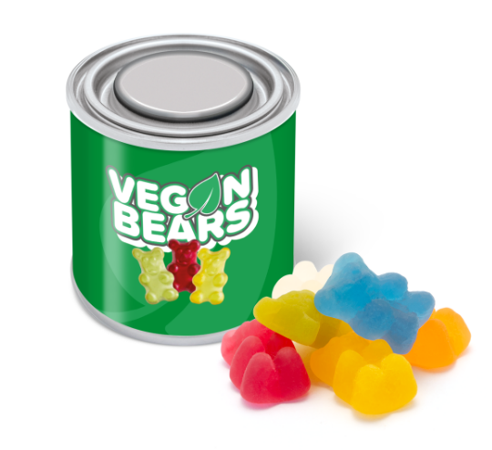 Small Paint Tin - Vegan Bears