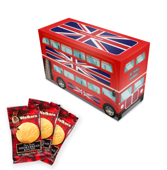 Eco Range - Eco Bus Box - Mini Shortbread Biscuits - X5