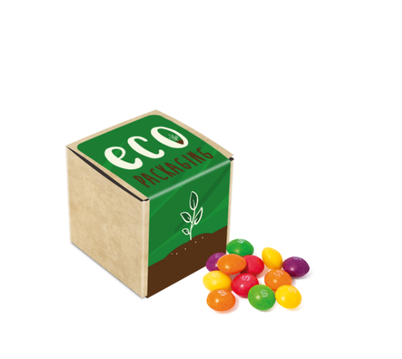 Eco Range - Eco Kraft Cube - Skittles