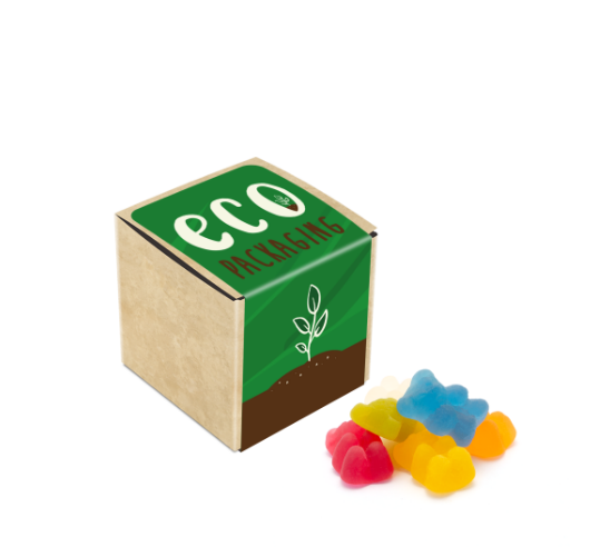 Eco Range - Eco Kraft Cube - Vegan Bears - 40g