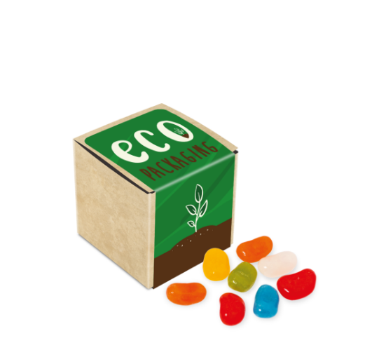 Eco Range - Eco Kraft Cube - Jolly Beans