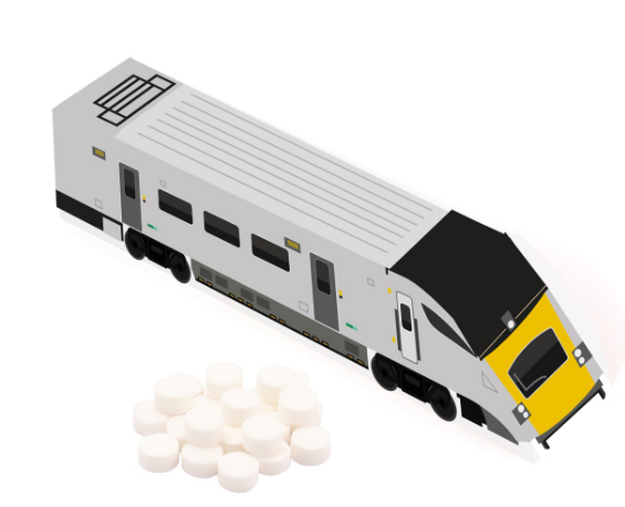 Eco Range - Eco Train Box - Midi Mints