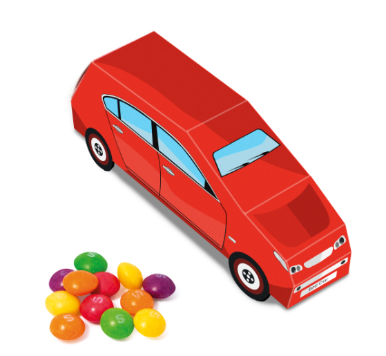 Eco Range - Eco Car Box - Skittles