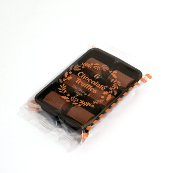 Winter Collection - Flow Wrapped Tray - Milk Whiskey & Orange - x6 - Chocolate Truffles