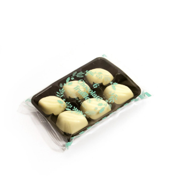 Winter Collection - Flow Wrapped Tray - White Cookies & Cream - x6 - Chocolate Truffles