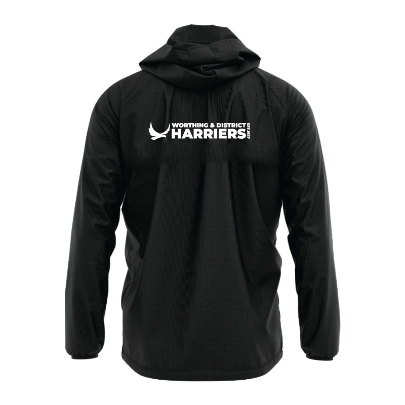 Worthing Harriers Mens Training Rain Jacket Black | New Balance Teamsports