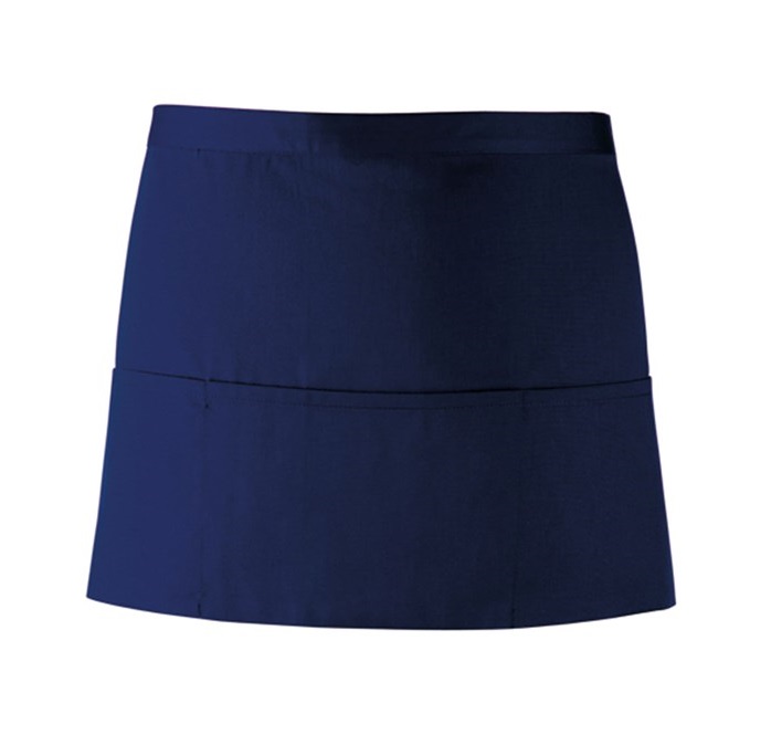 Unisex Colours 3 Pocket Apron Navy