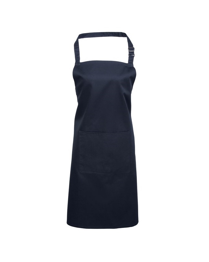 Unisex Colours Bib Apron With Pocket Navy